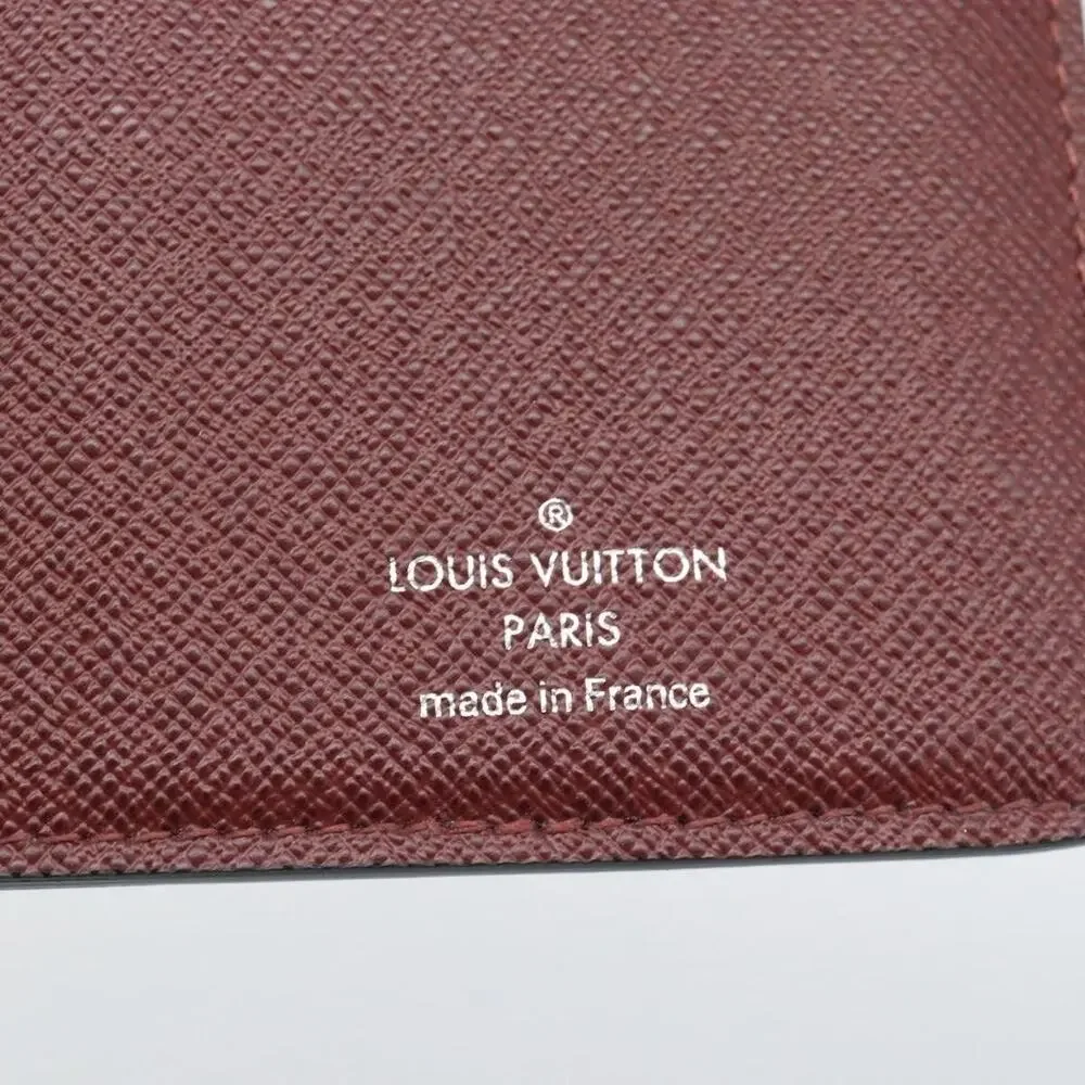 Louis Vuitton Damier Graphite Porte Feuille Brother Long Wallet Black